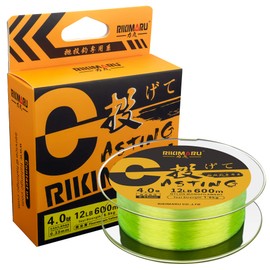 RIKIMARU Monofilament Fishing Line (Fluo-Yellow, 30LB-660Yds)
