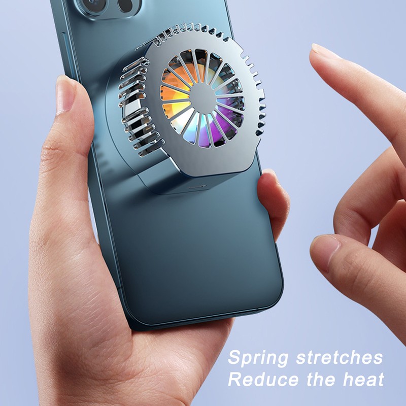 Phone Cooler Convex Magnetic Radiator Cooling Fan Semiconductor Refrigeration for