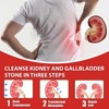 30pcs Kidney Care Sticker Reduce Soreness Removing Gallstone Herbal Extract