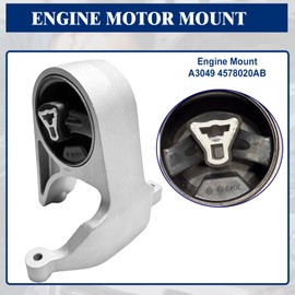 Engine Motor Trans Mount 4X Set fit for 2001-4 2005 2006 Chrysler Sebring, Dodge Stratus 2.4, 2.7L Sedan Replace A3034 A2841HY A3049 A2842HY 4593383AA 4573773AB 4593337AB 4573775 VINSYUT