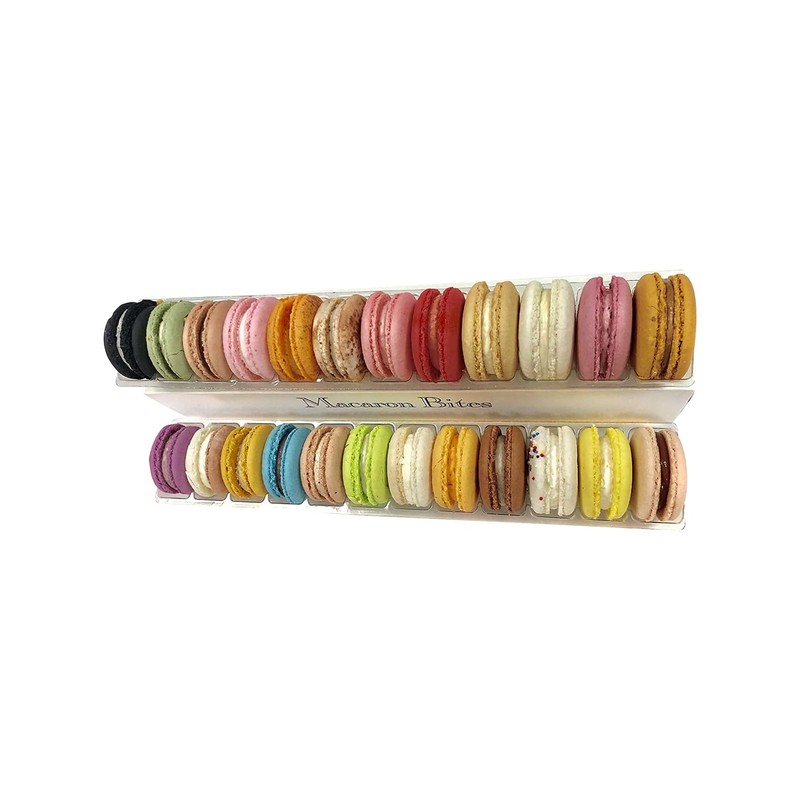 Gourmet French Macaron Gift Box - 24 Assorted Macaron Flavors,