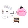 Dollhouse Backpack Set High Simulation Innovative Miniature Learning DIY School