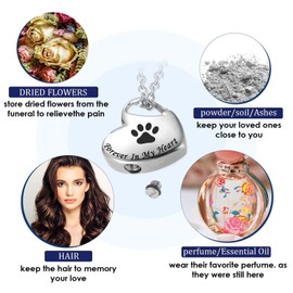 Pet Ashes Keepsake Dog Necklace Keepsake For Dog Ashes Pet Ashes Keepsake Dog Ashes Necklace Dog Ashes Urn Ashes Keepsake Heart Necklace Pet Urn Ashes Necklace for Ashes Dog Pet Ashes Necklace Dog