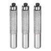 sourcing map 3 Pcs Diamond Profile Straight Router Bit 13.3mm