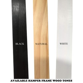 100% Cotton Cotton Tale Designs Houndstooth Hamper in Brown & Tan Woof Dog & Puppy (lab Boxer Pug Retriever pin) on Black Sturdy Wooden Hamper Frame- Also Available on White & Natural Frame