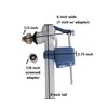 Side Mount Fill Valve,7/8 (or 1/2-inch) Inside the Tank Water