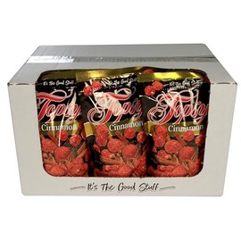 Popcorn Treats Box, 12 Self-Seal Bags of Flavored Popcorn (12 Cinnamon)