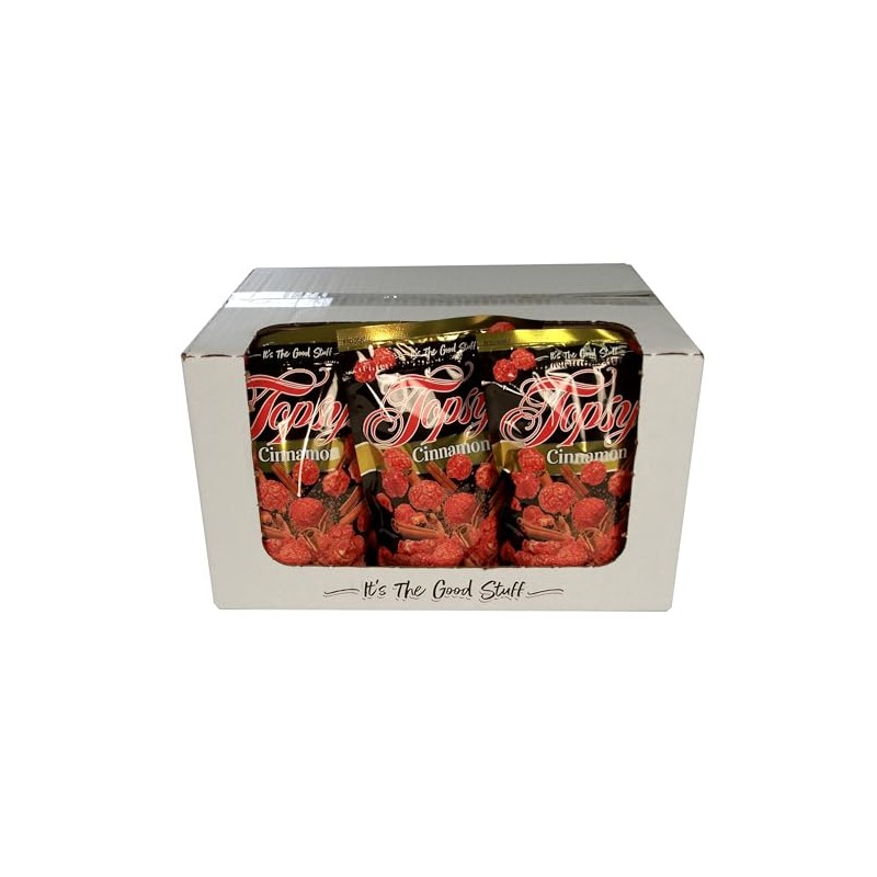 Popcorn Treats Box, 12 Self-Seal Bags of Flavored Popcorn (12