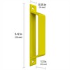 OHIY Multi Purpose Aluminum Door Handle Yellow Cabinet Pull Knob,
