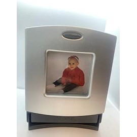 Rolodex Home Photo Frame Card File, Brushed Aluminum
