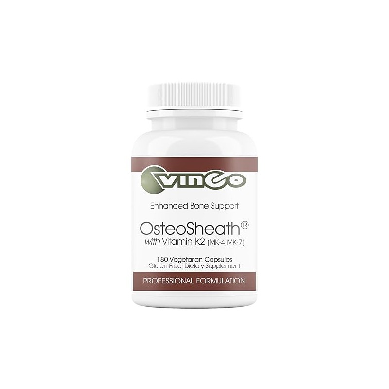 Vinco's - OsteoSheath4 with Vitamin K2 - 180 Capsule by