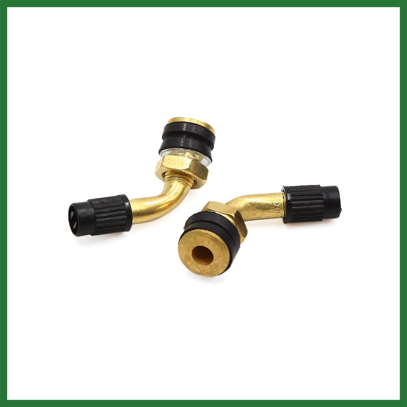 Motoforti Motorcycle ATV Brass Bent Angled Tubeless Tyre Tire Valve