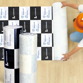 40 in x 100 ft Temporary Floor Protection for Renovation, 40 mil Moving Protective Film for Construction, Heavy-Duty Floor Covering for Concrete, Coverage of 334 sqft!