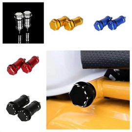 Monkey125 CNC Hex Seat Bolts Compatible with Monkey 125 2018-2025, Motorcycle Aluminum Hook, Seat Screws, Frame Cover, Decorative Cover (Red)
