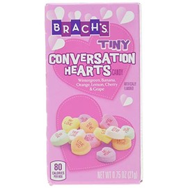 Brach’s Tiny Conversation Hearts 5 Pack, 3.75 Oz. (1 Per Order)
