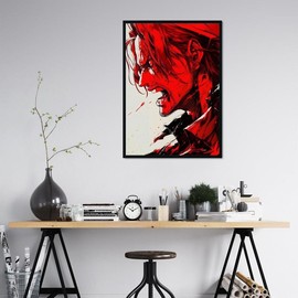 One Piece Poster, Shanks Poster, Emperor Poster, Red Hair Shanks Print , Gift For Him And Her - Size: 24x36