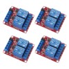 AEDIKO 4pcs DC 5V Relay Module 2 Channel Relay Board