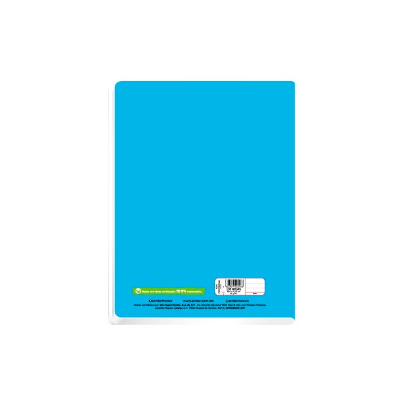 Cuaderno Profesional Cosido Scribe Clasico 100H Cuadro Grande (Chico)