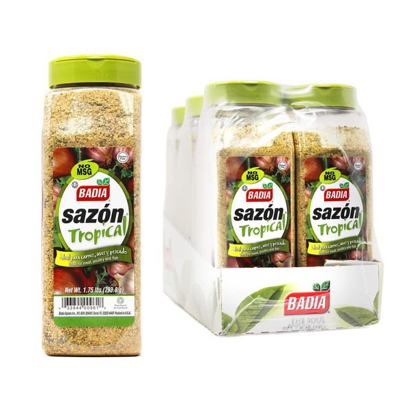 Badia Sazon Tropical, 1.75 Pound (Pack of 6)