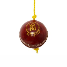 Mozi Sports String Cricket Balls – Develop Hand-Eye Coordination Leather Hanging Ball for Practice