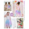 Tulle Skirt for Girls, Elastic Waistband, Irregular Tutu Skirt with