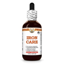 Iron Care Tincture, Made in Hawaii, All Natural, Vegan, Pure Liquid Extract - 2 fl.oz