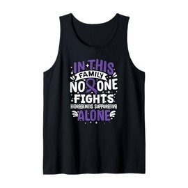No One Fights- Hidradenitis Suppurativa Awareness Supporter Tank Top