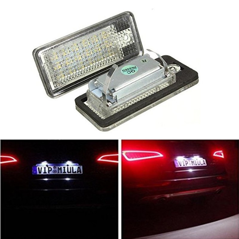 KaTur 1 Pair Car NO Canbus Error 18SMD LED License