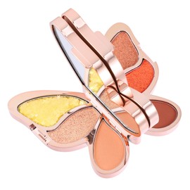 FOMIYES 1pc Cheek Blusher Shimmer Eyeshadow Palette for Day Wear Portable Makeup for Beginners and Professionals Lightweight Design for Easy Application