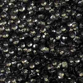 SequinsUSA 5mm Cup Sequins Dark Gray Olive Shiny Metallic Made in USA