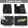 Uirheurd Men's Small Shoulder Bag, Black (black-1)