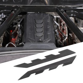 carmotion88 Dry Carbon Fiber Engine Cover Side Trim Accessories For Corvette C8 2020-2024
