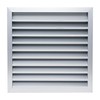 Fits 20x20 Wall Opening Anodized Aluminum Exterior Wall Vent by