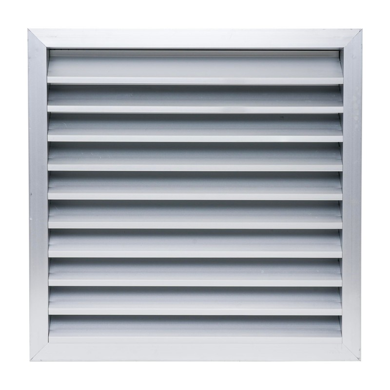 Fits 20x20 Wall Opening Anodized Aluminum Exterior Wall Vent by