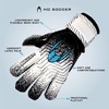 HO Soccer Force Green Unisex Adult Goalkeeper Gloves, White/Black, 10.5