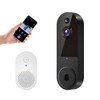 CastNeon Smart 1080P Wireless Video Doorbell with Chime, Two-Way Talk,