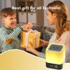 Aisuo Night Light-5 in 1 Bedside Lamp with Bluetooth Speaker,