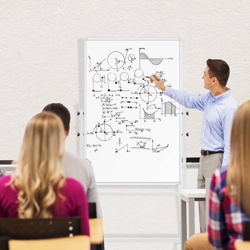 CALENBO White Board Dry Erase Board with Stand 36" X