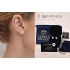 Aretes Flor de Moissanita para Mujer | Plata .925 Bañados