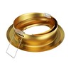 ledscom.de Fabi Ceiling Mounting Frame Round Pivoting Gold Shiny Pack