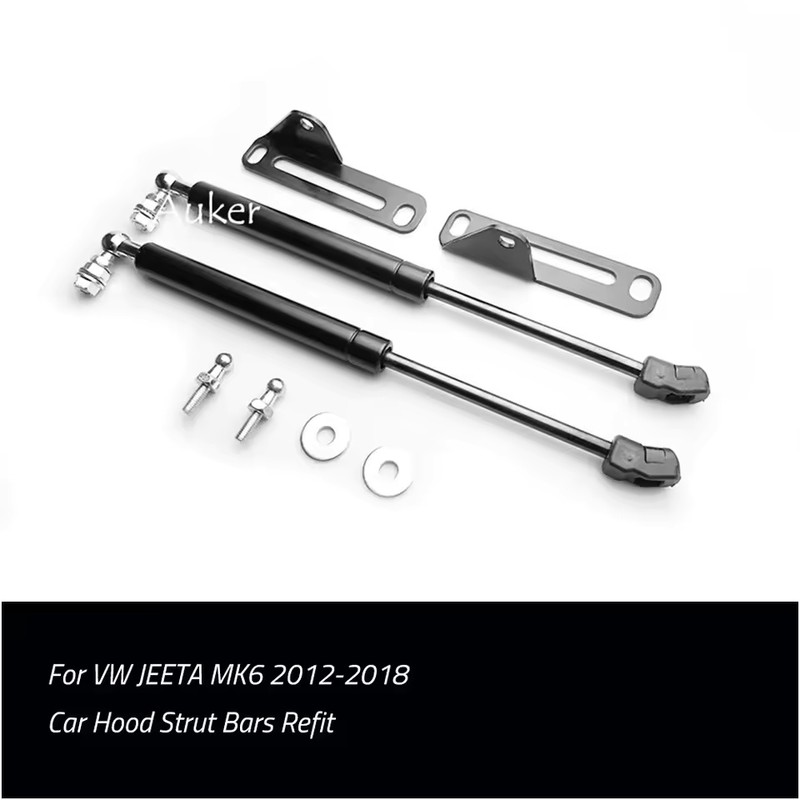 2-Piece Front Hood Gas Strut Lift Support Kit for 2012-2017