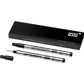 Montblanc Rollerball Refill, Legrand Fine, 2X1, Mystery Black (105166)