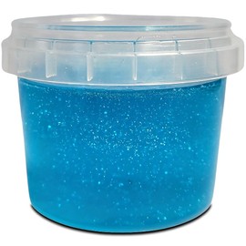 Blue Cotton Candy - Bath & Shower Jelly Soap - 100g - Sweet Scent - Vegan Friendly - Puddle of Wax - Made in The UK