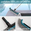 POOLWHALE Swimming Pool Cleaning Kit - Aluminum Frame Skimmer Net