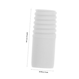 KOMBIUDA 20pcs Mop Handle Adapter Kit Threaded End Replacement Tips for Broom and Duster Durable Easy Installation Versatile Cleaning Tool for Home Use