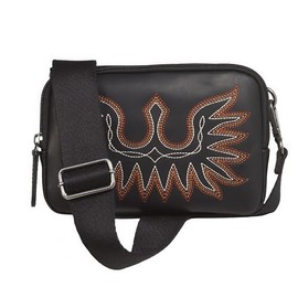 ARIAT Ladies Casanova Collection Belt Bag with Adjustable and Removable Nylon Strap, Black