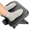 HUANUO Adjustable Desk Footrest, Foot Rest for Under Desk at