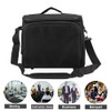 Laluky Video Projector Case, Projector Carrying Bag, Zipper Closure Projector