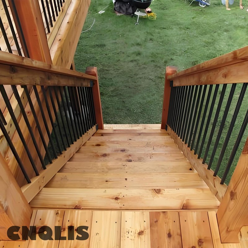 CNQLIS 16Pcs Stainless Steel 2" x 4" Deck Railing 30