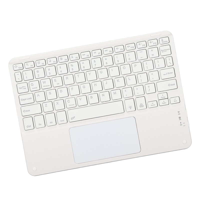 Wireless Keyboard with Touchpad Quadrate Keycap Ultra Thin 10inch Wireless